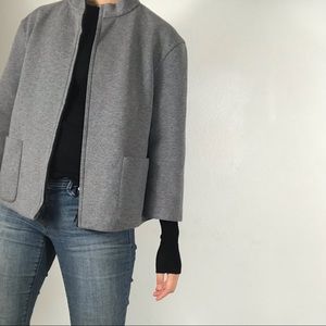 Lafayette 148 grey jacket with bows